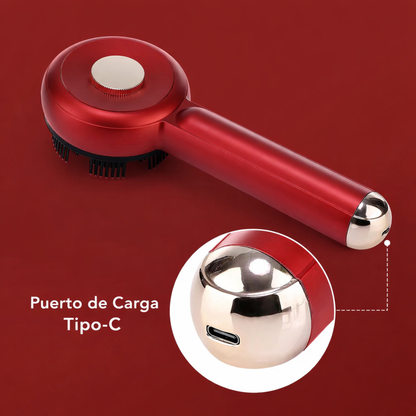 Peine Avanzado de Estimulación Capilar con Luz Roja y Microcorriente